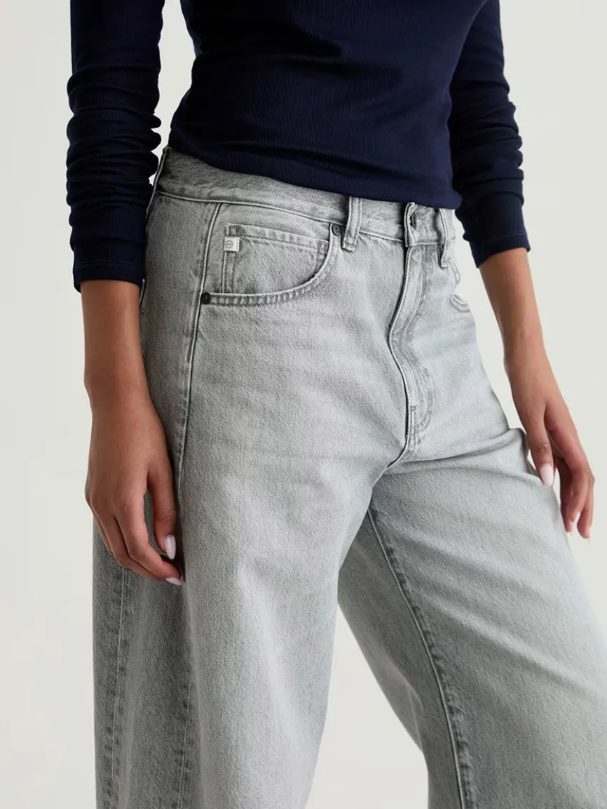 AG Jeans Hattie High Rise Barrel in Al Fresco