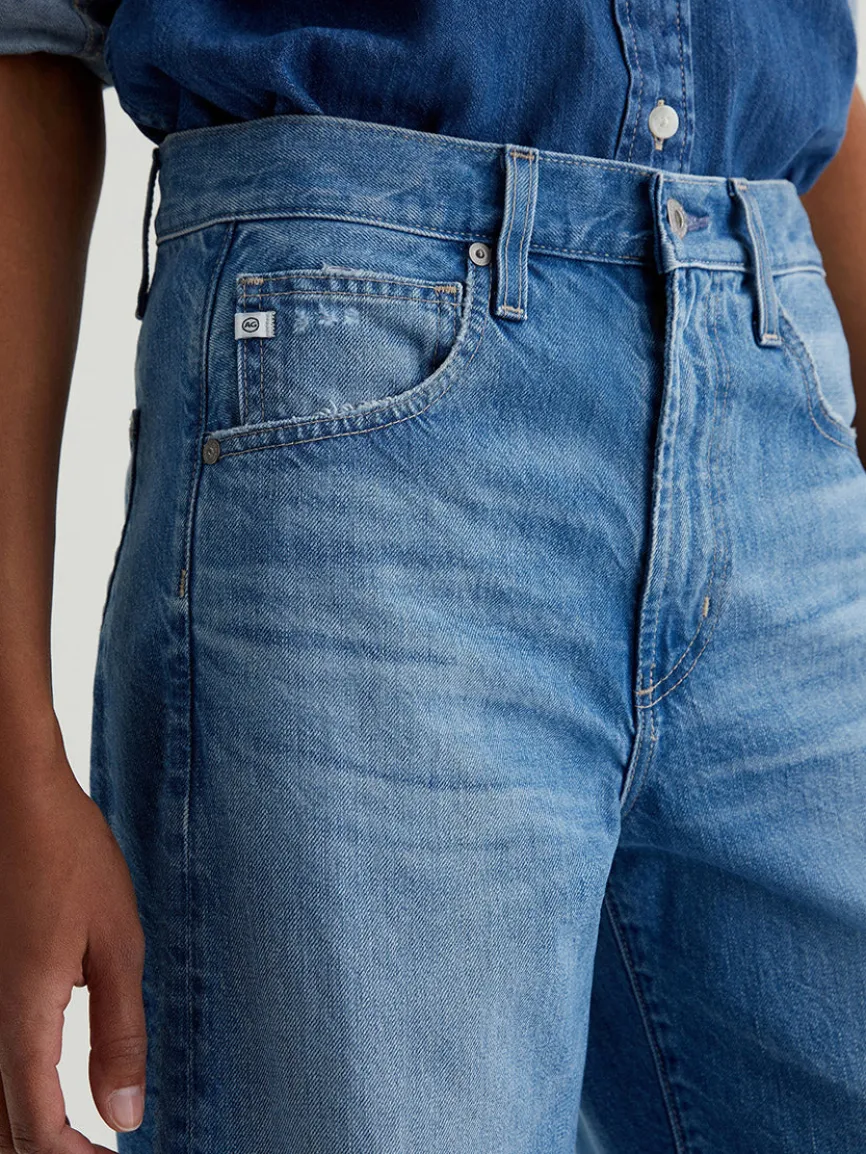 AG Jeans Hattie High Rise Barrel in Flashback