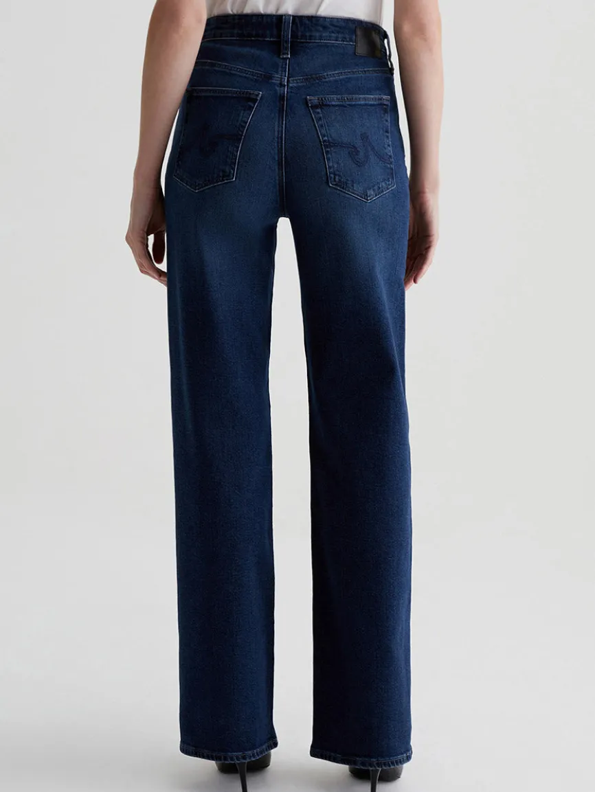 AG Jeans Kora High-Rise Wide Leg in Midnight Sun