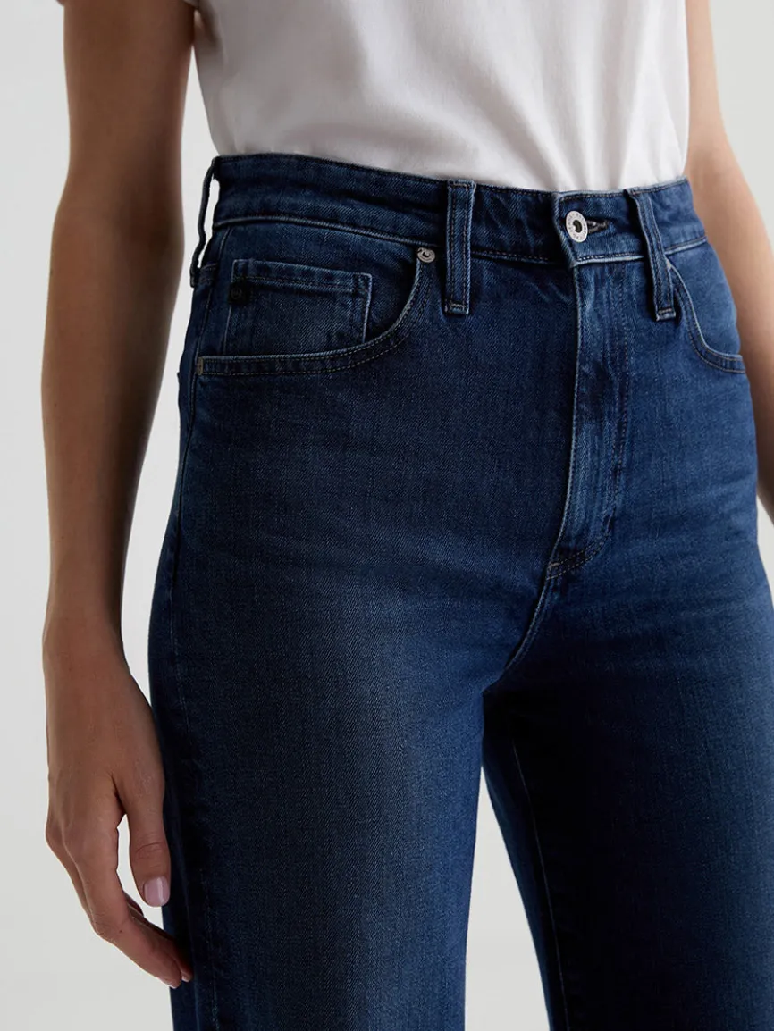 AG Jeans Kora High-Rise Wide Leg in Midnight Sun