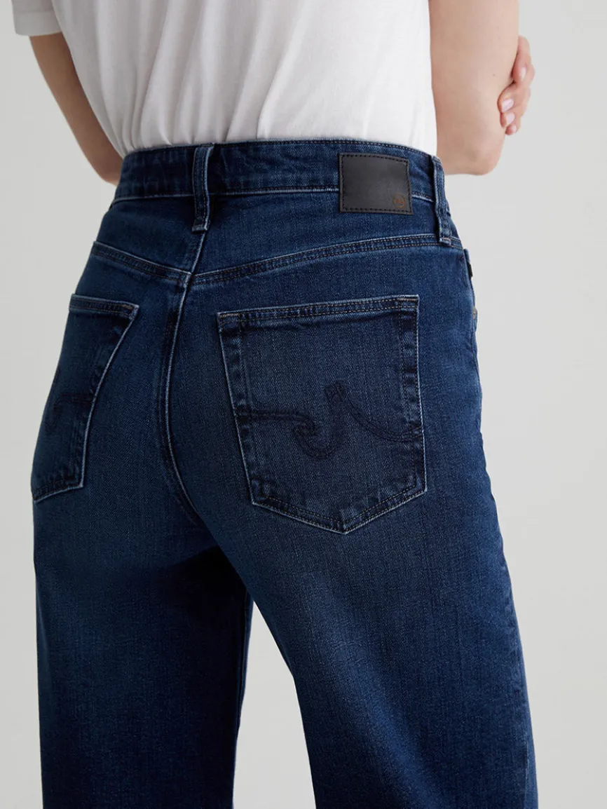 AG Jeans Kora High-Rise Wide Leg in Midnight Sun