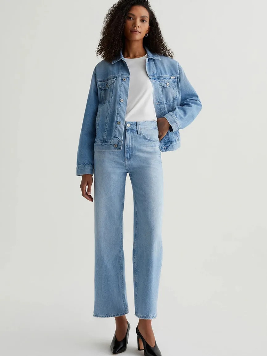 AG Jeans Kora High-Rise Wide Leg in Recall