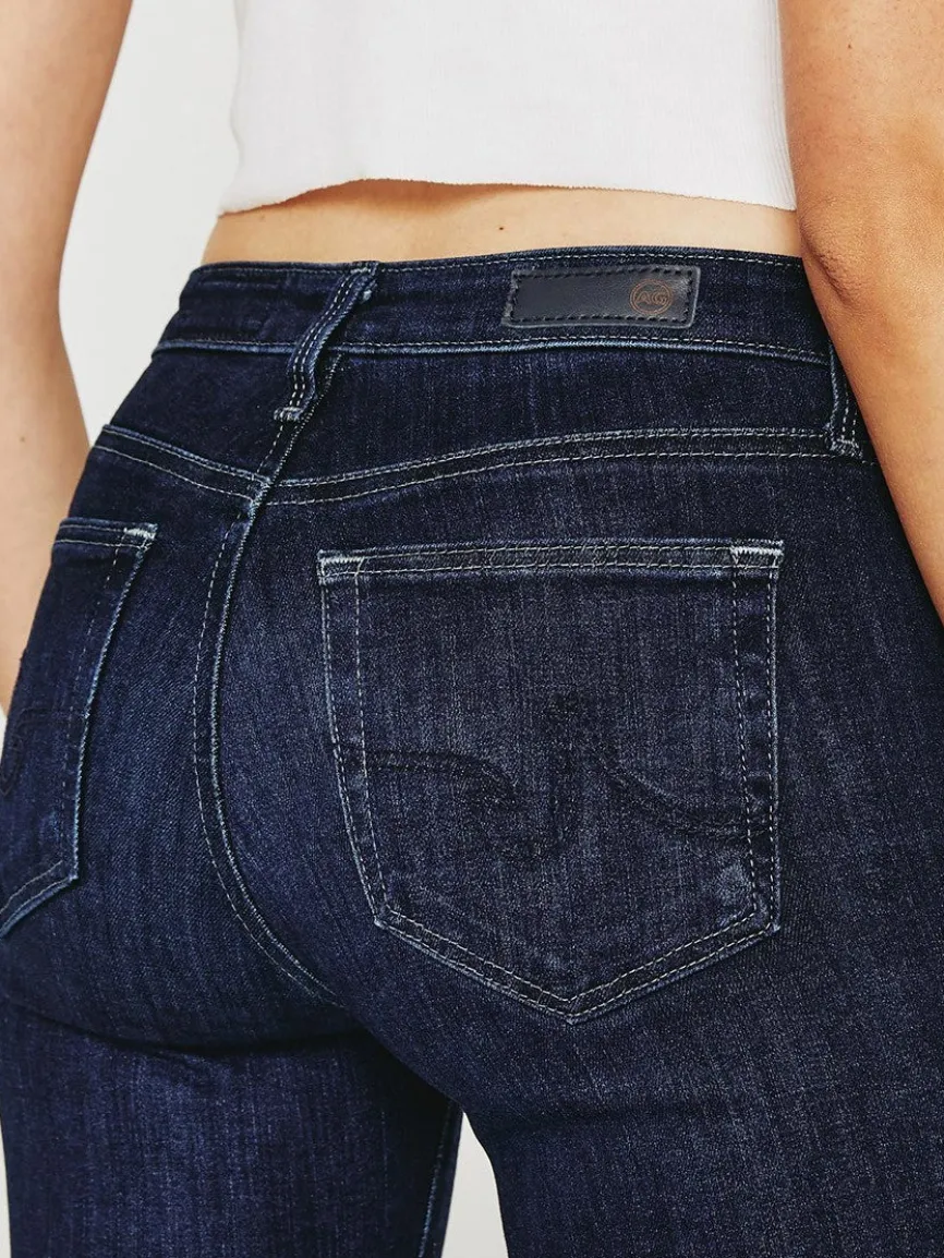 AG Jeans Prima Mid-Rise Cigarette in Concord