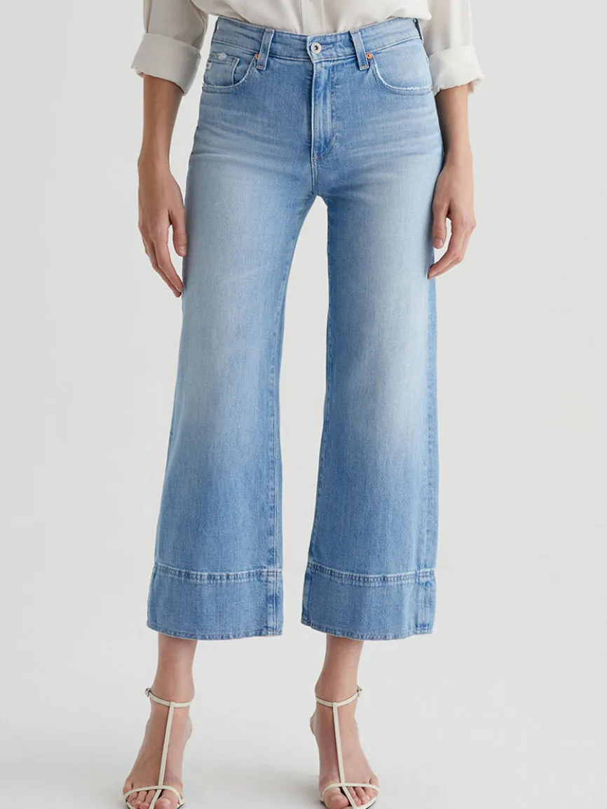 AG Jeans Saige Wide Leg Crop in Dana Point