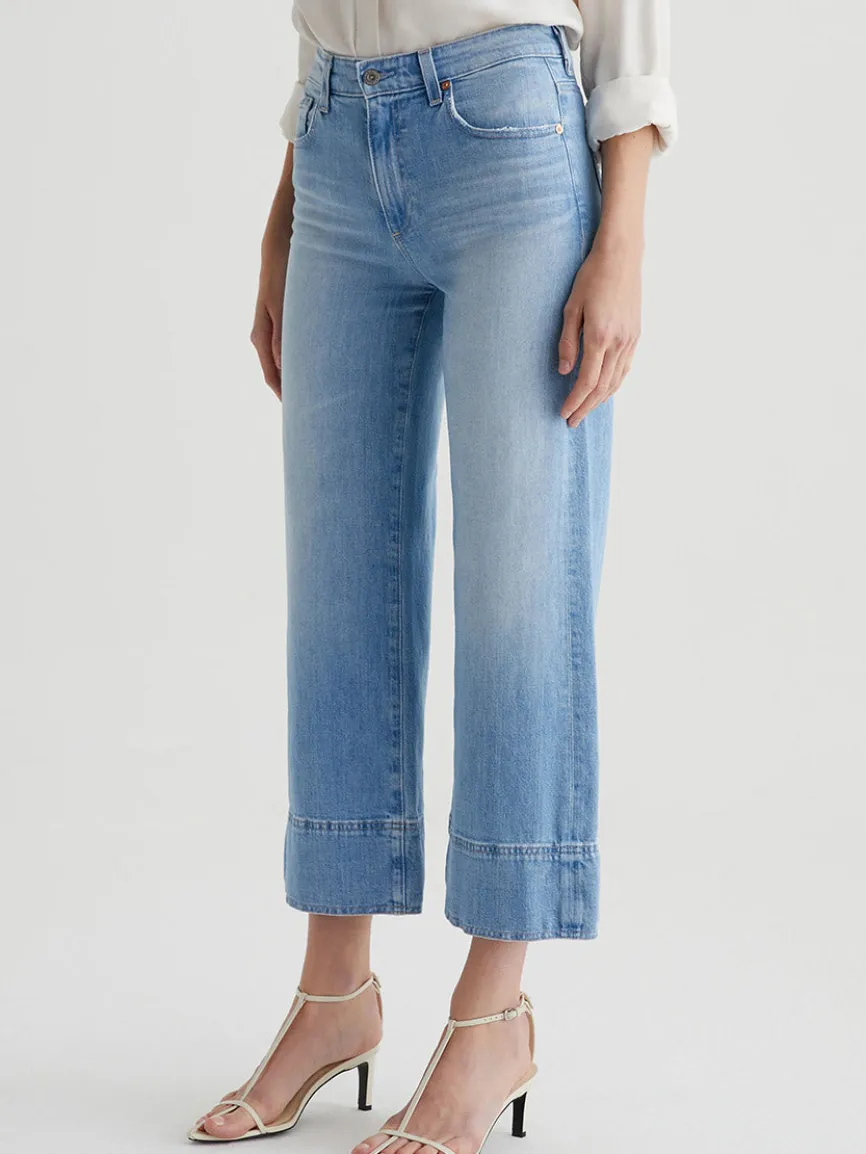 AG Jeans Saige Wide Leg Crop in Dana Point