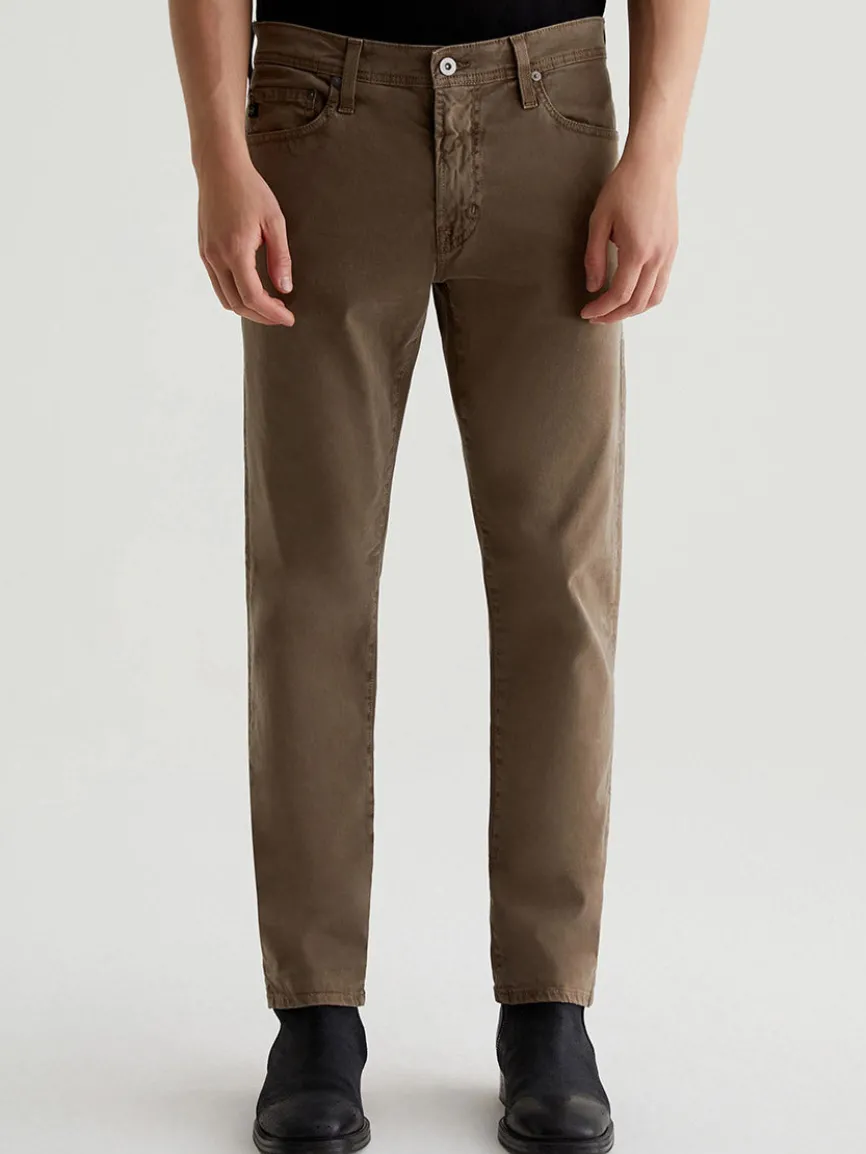 AG Jeans Tellis Sueded Modern Slim in Sulfur Faded Ashwood