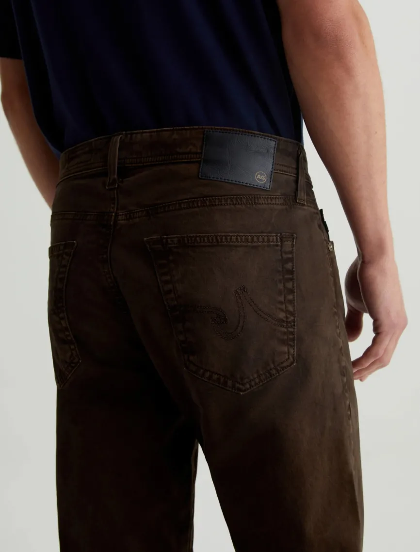 AG Jeans Tellis Sueded Modern Slim in Sulfur Deep Woodland