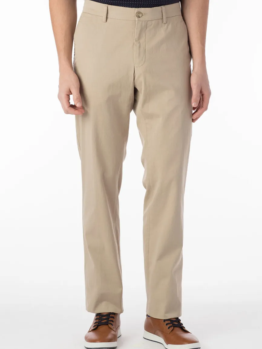 Ballin Atwater True Khaki Modern Flat Front Pant in Khaki