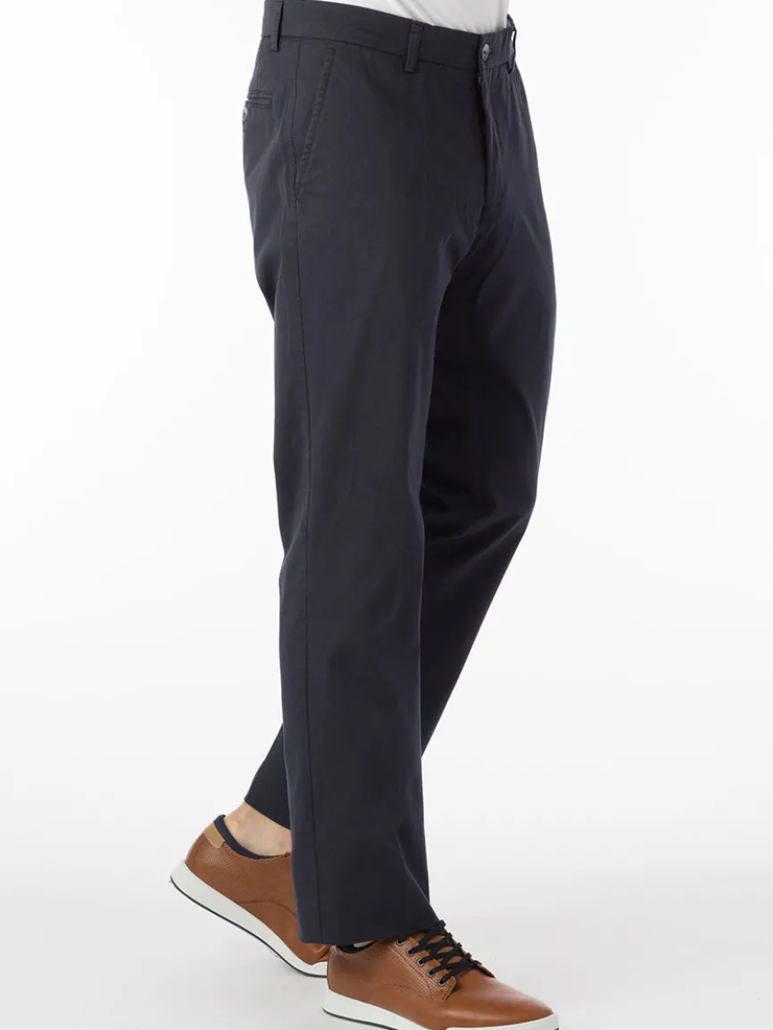 Ballin Atwater True Khaki Modern Flat Front Pant in Navy