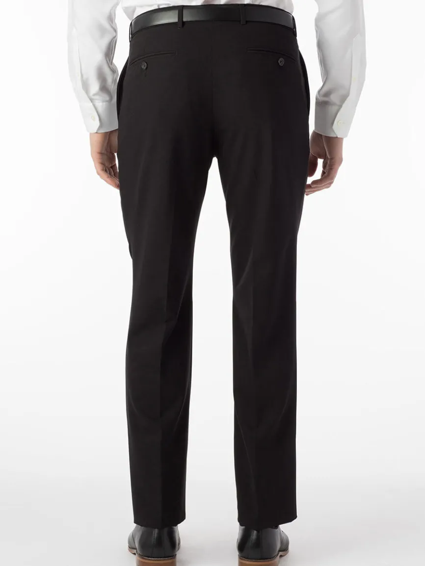 Ballin Connor Comfort 'EZE' Modern Flat Front Pant in Black
