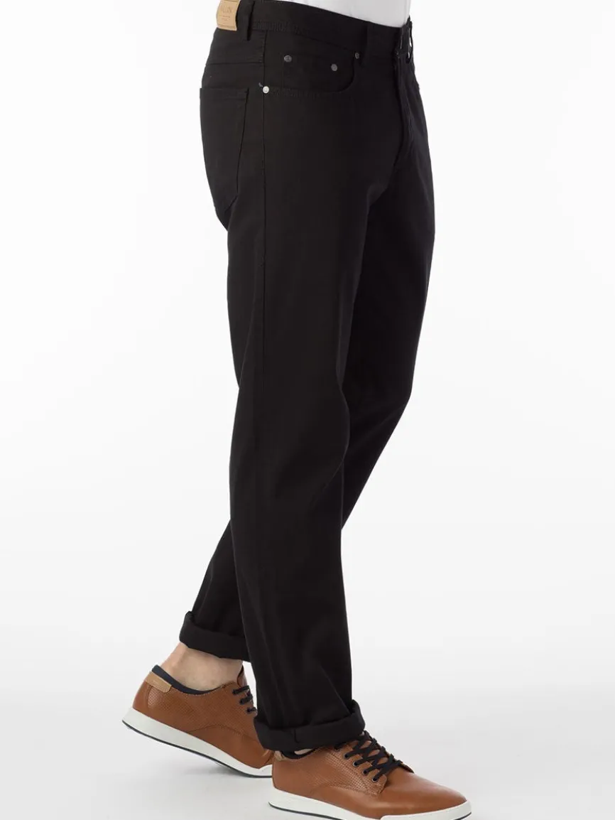 Ballin Crescent Modern 5 Pocket Twill Pants in Black