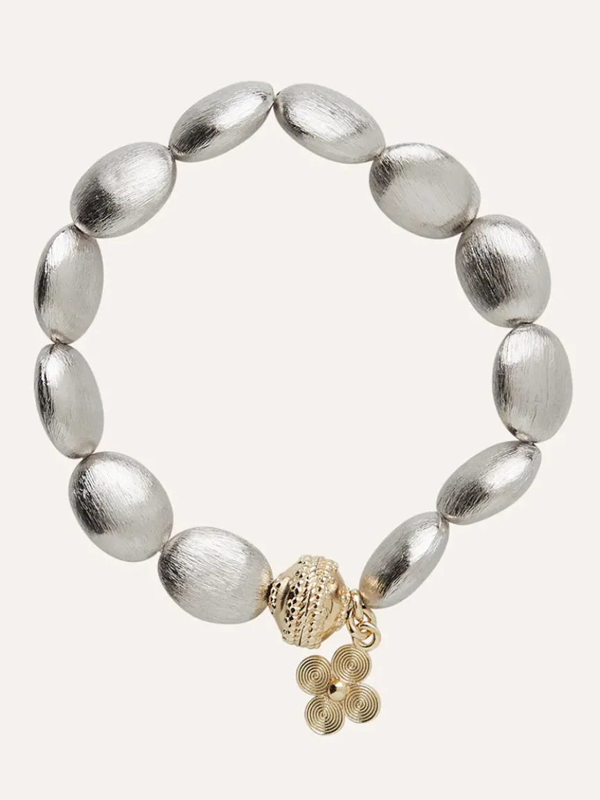 Clara Williams Gold Rush Rhodium Stretch Bracelet