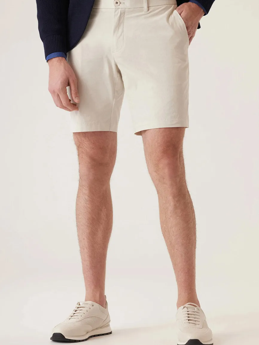 DEKE Galaxy Bermuda Ultra 4X Stretch Twill in Silver