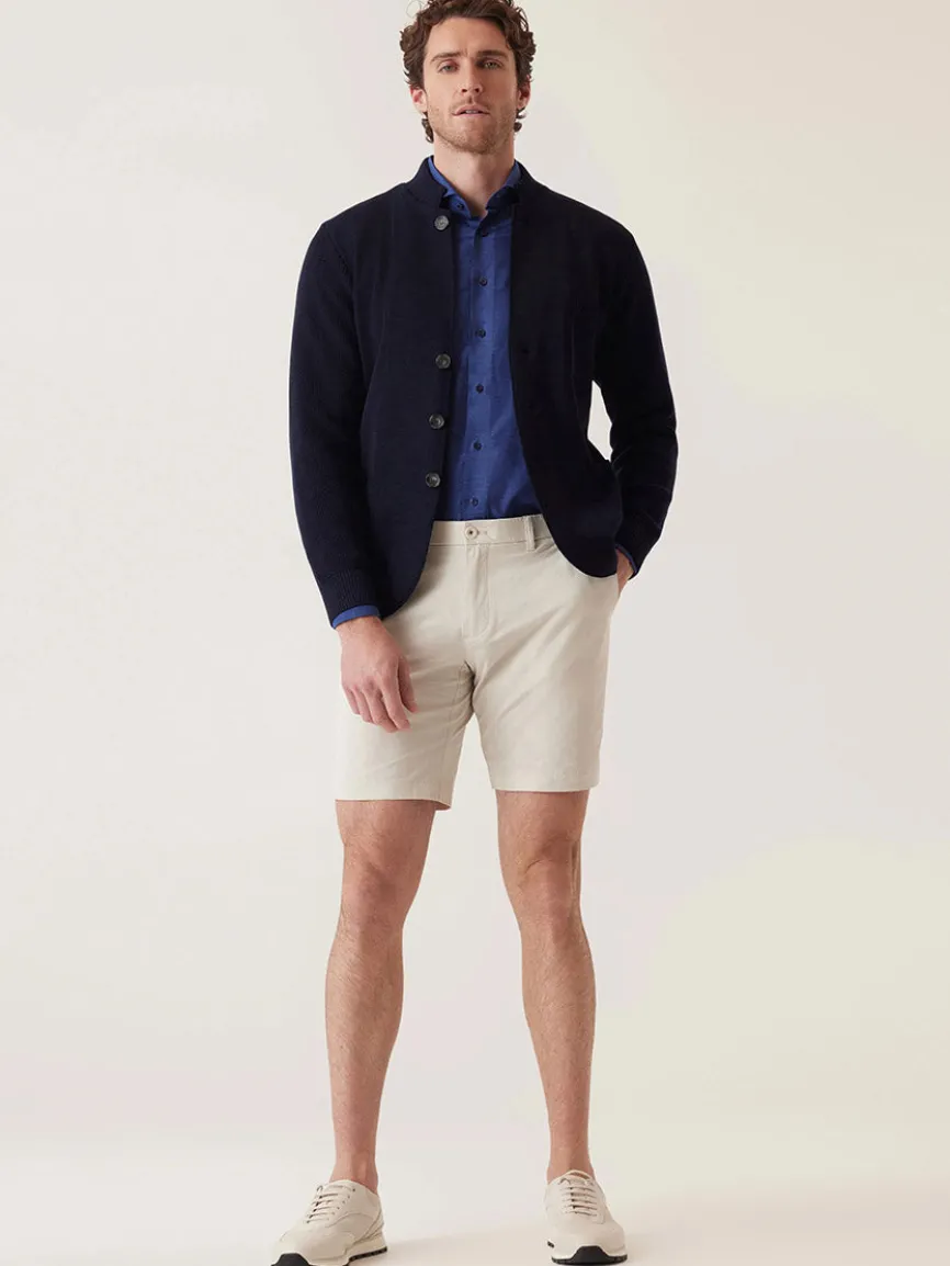 DEKE Galaxy Bermuda Ultra 4X Stretch Twill in Silver