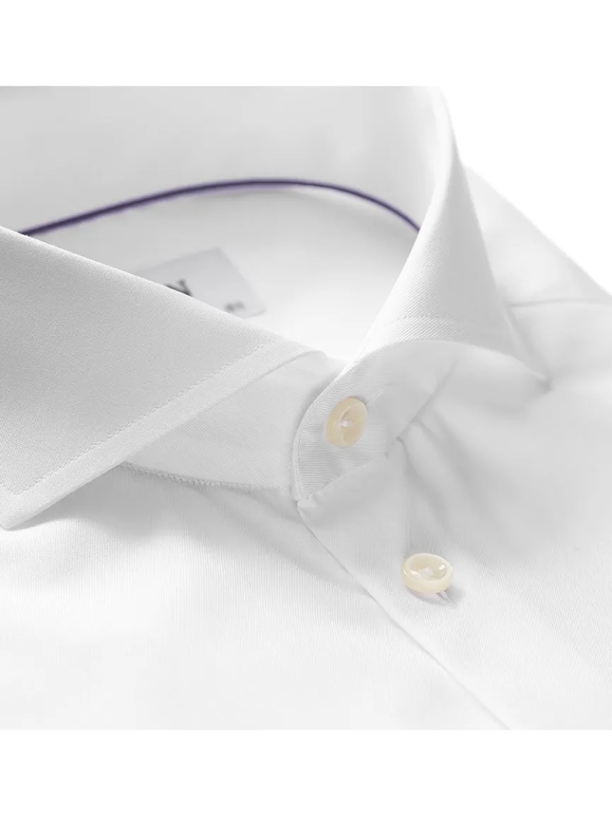 Eton Contemporary Fit White Extreme Cut Away Dress Shirt