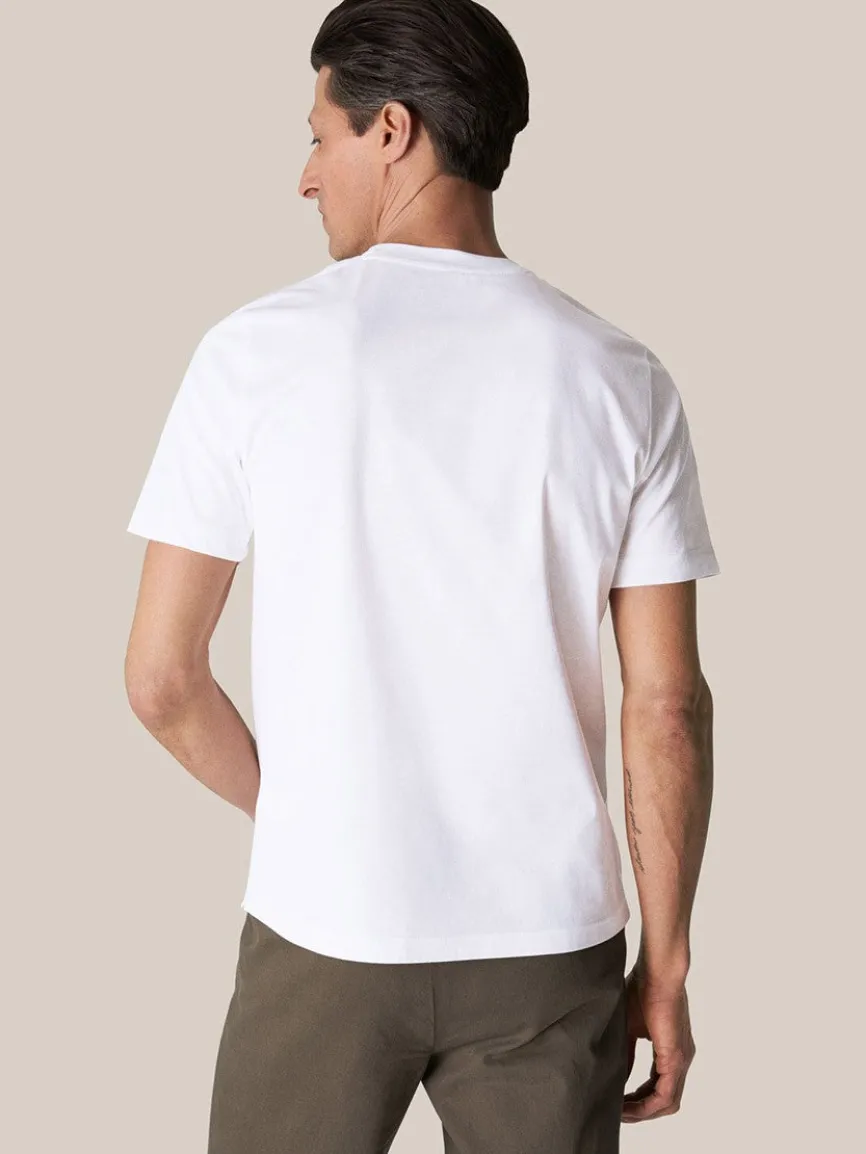 Eton Filo di Scozia T-Shirt in White