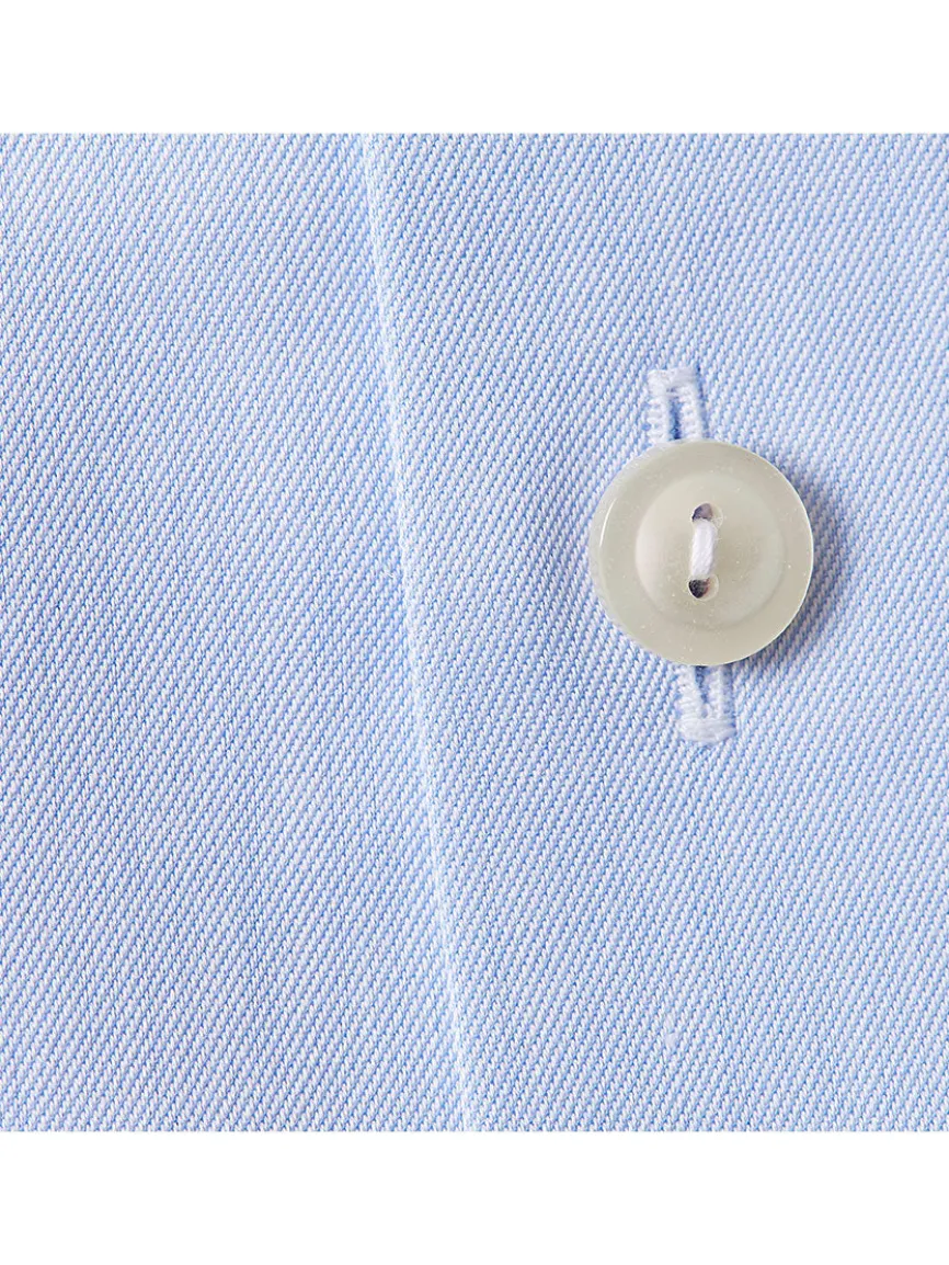 Eton Slim Fit Light Blue Signature Twill Dress Shirt