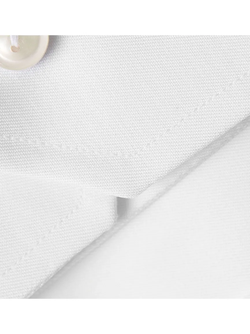 Eton Slim Fit White Signature Twill Dress Shirt