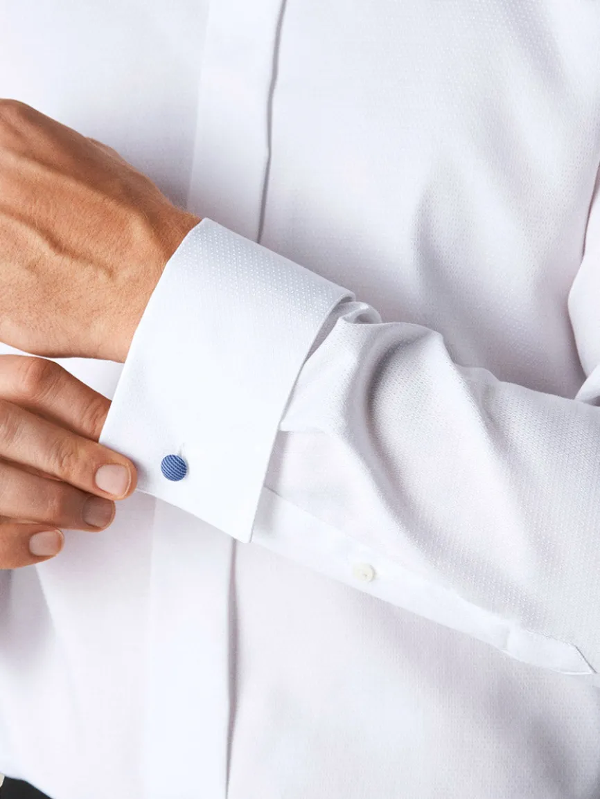 Eton White Dobby Formal Shirt