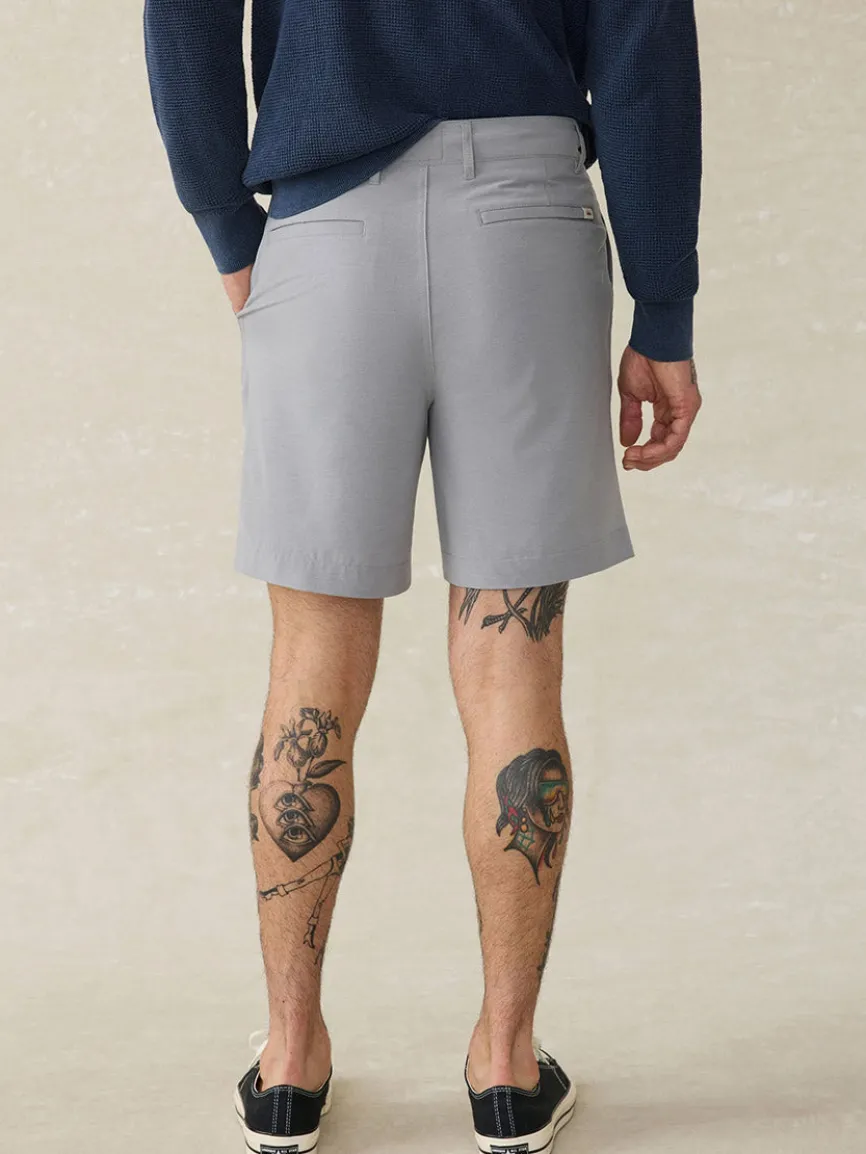 Faherty Brand All Day Short in Ice Grey