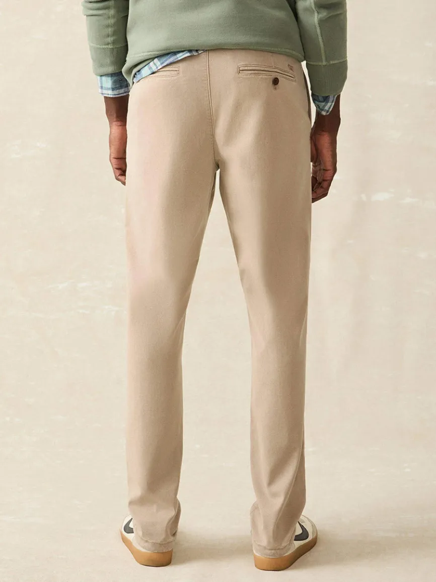 Faherty Brand Coastline Stretch Chino in Utility Khaki