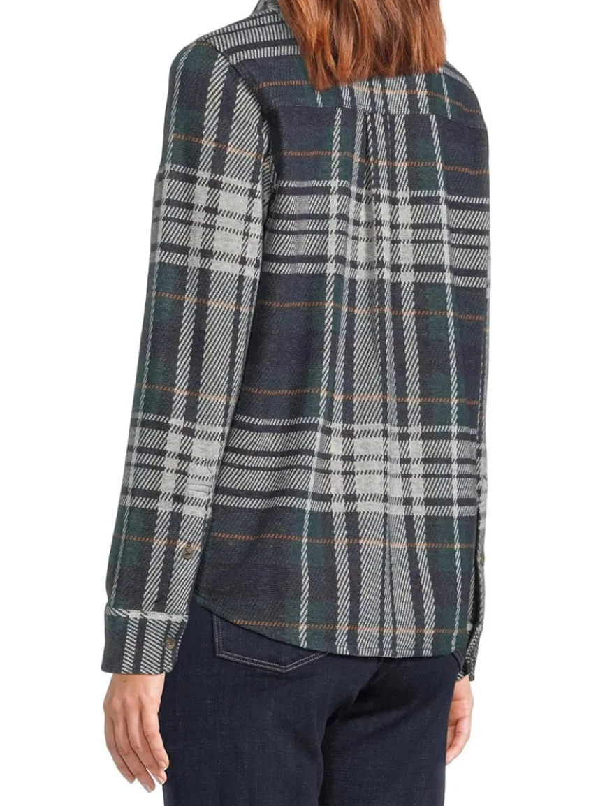Faherty Brand Legend Sweater Shirt in Blue Ridge Plaid