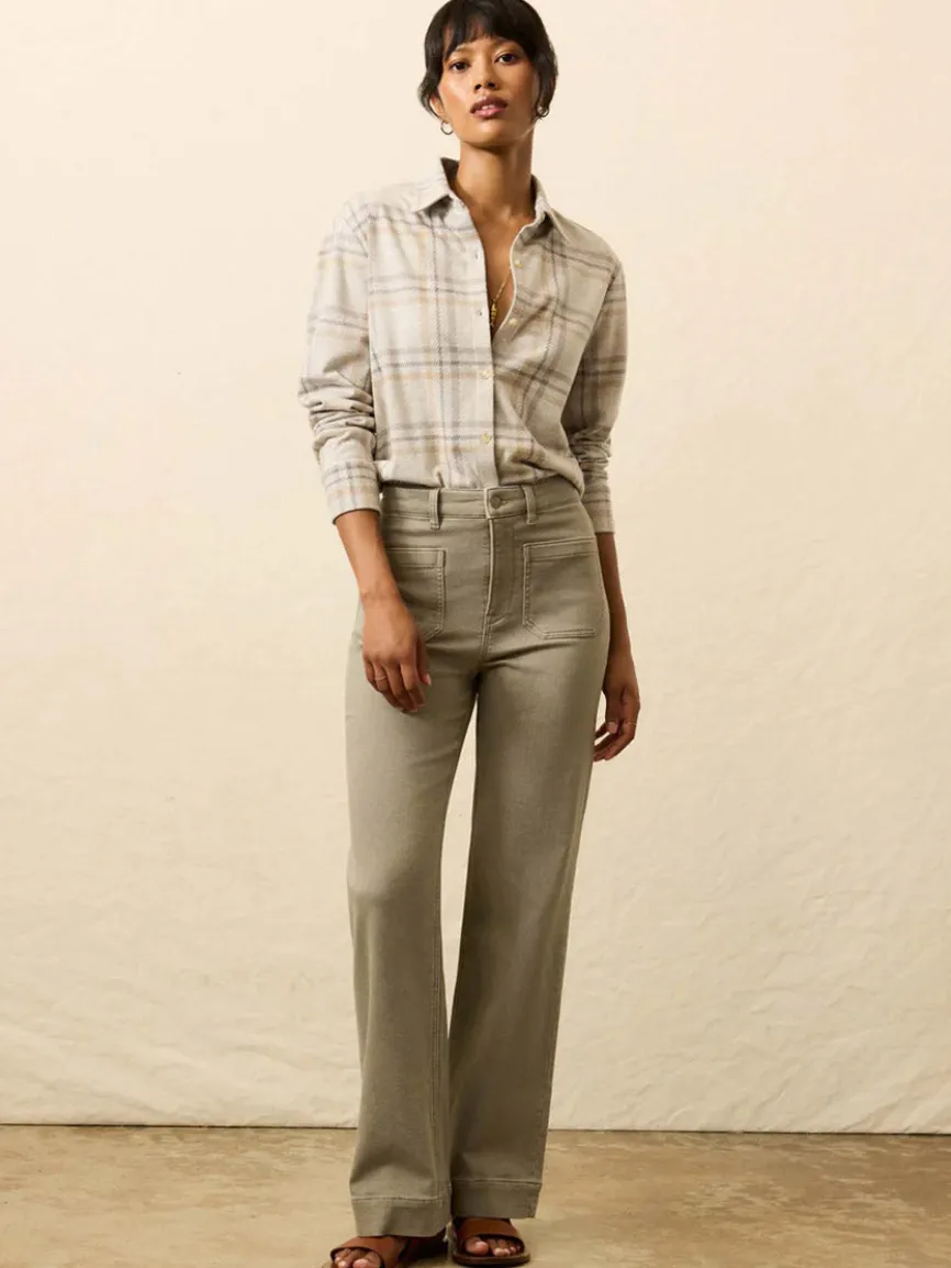 Faherty Brand Legend™ Classic Sweater Shirt in Sandy Trails Plaid