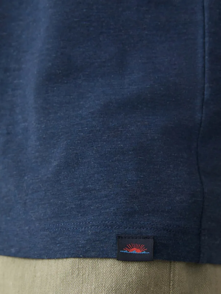 Faherty Brand Movement Short-Sleeve T-Shirt in Great Falls Heather