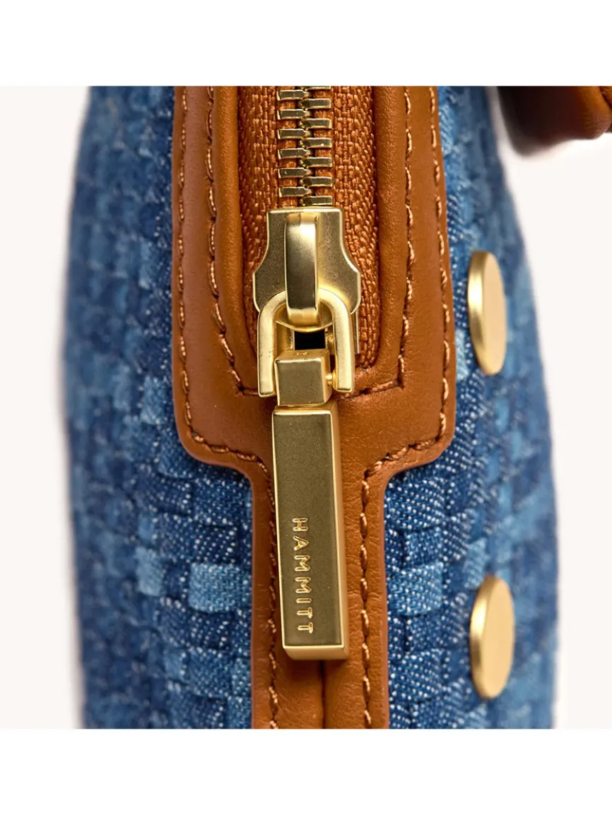 Hammitt Los Angeles VIP Mobile in Mosaic Denim/Brushed Gold