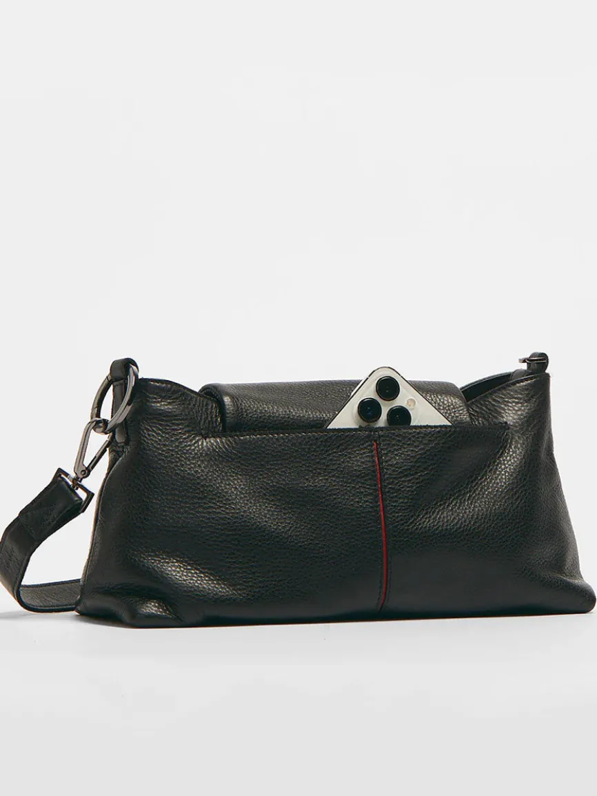 Hammitt Los Angeles VIP Satchel in Black/Gunmetal