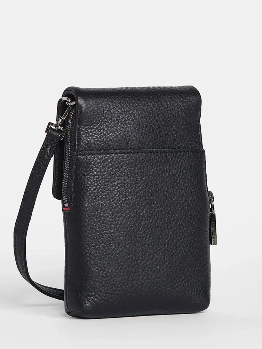 Hammitt Los Angeles VIP Mobile in Black/Gunmetal