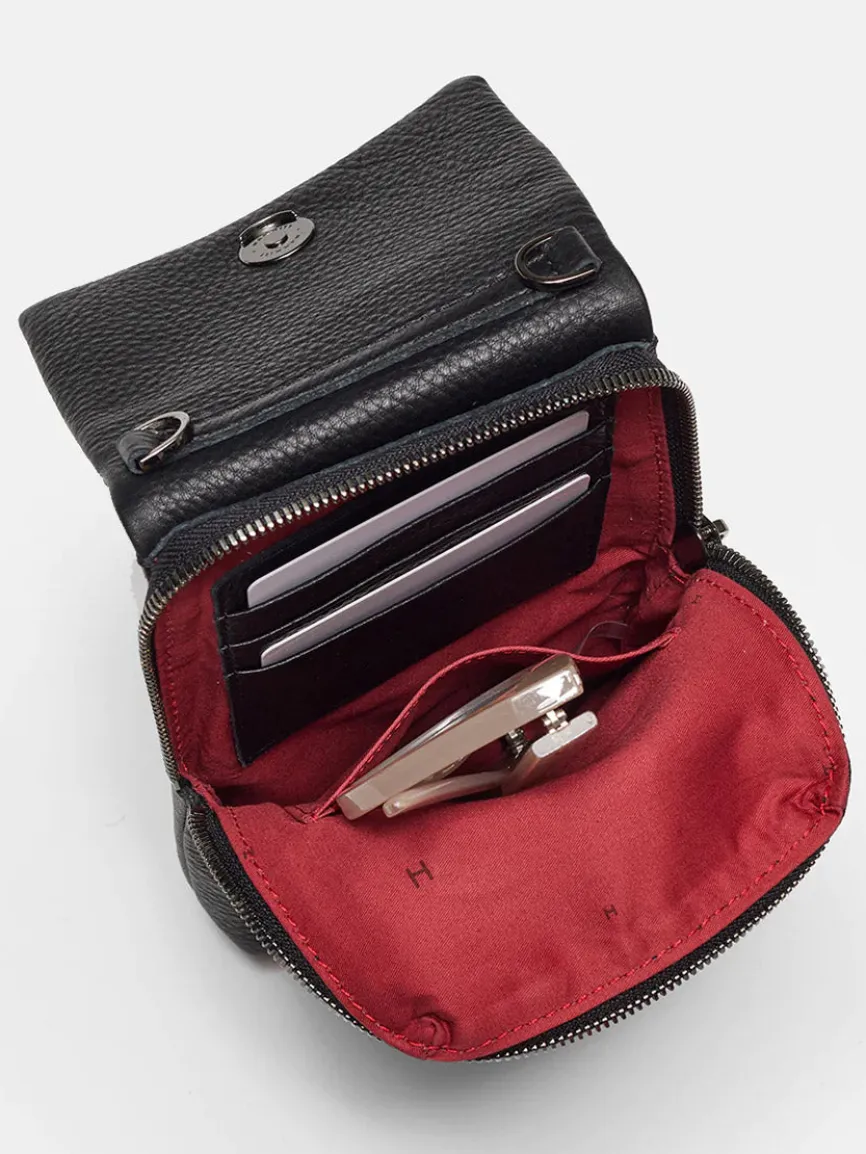 Hammitt Los Angeles VIP Mobile in Black/Gunmetal