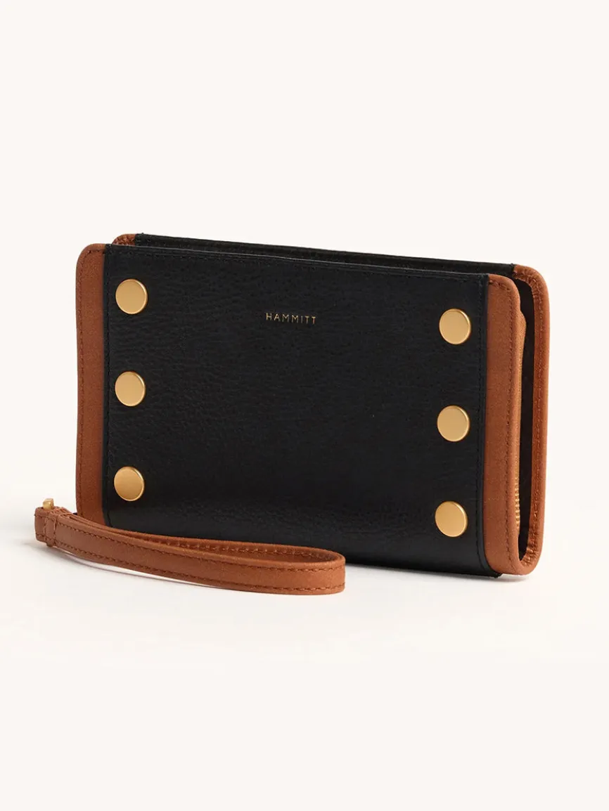 Hammitt Los Angeles Bryant Wallet in North End/Brushed Gold