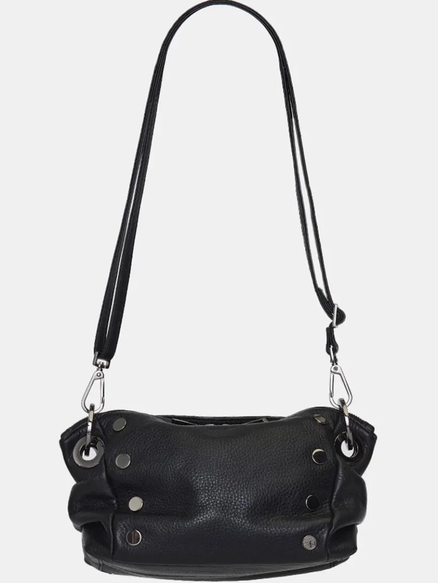 Hammitt Los Angeles Daniel Crossbody Clutch Small in Black/Gunmetal