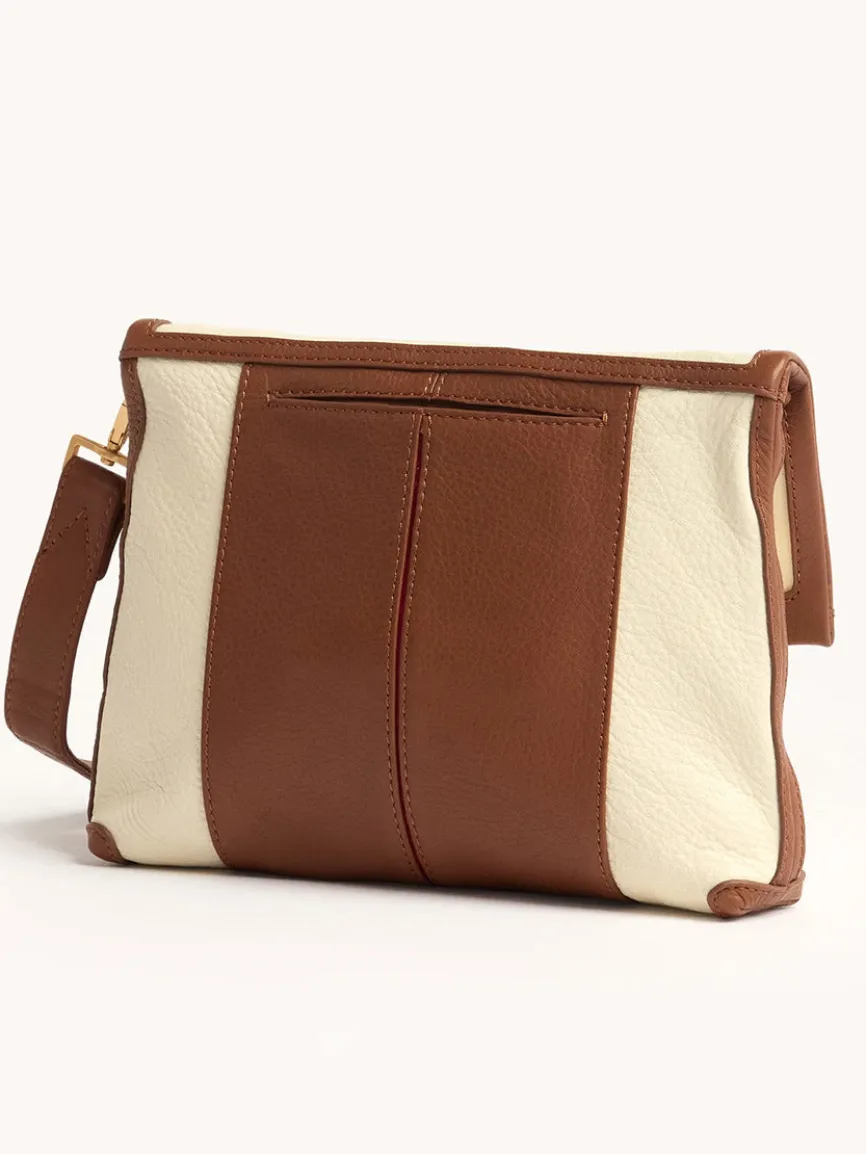 Hammitt Los Angeles VIP Medium Clutch in Courtyard Cream/Brushed Gold