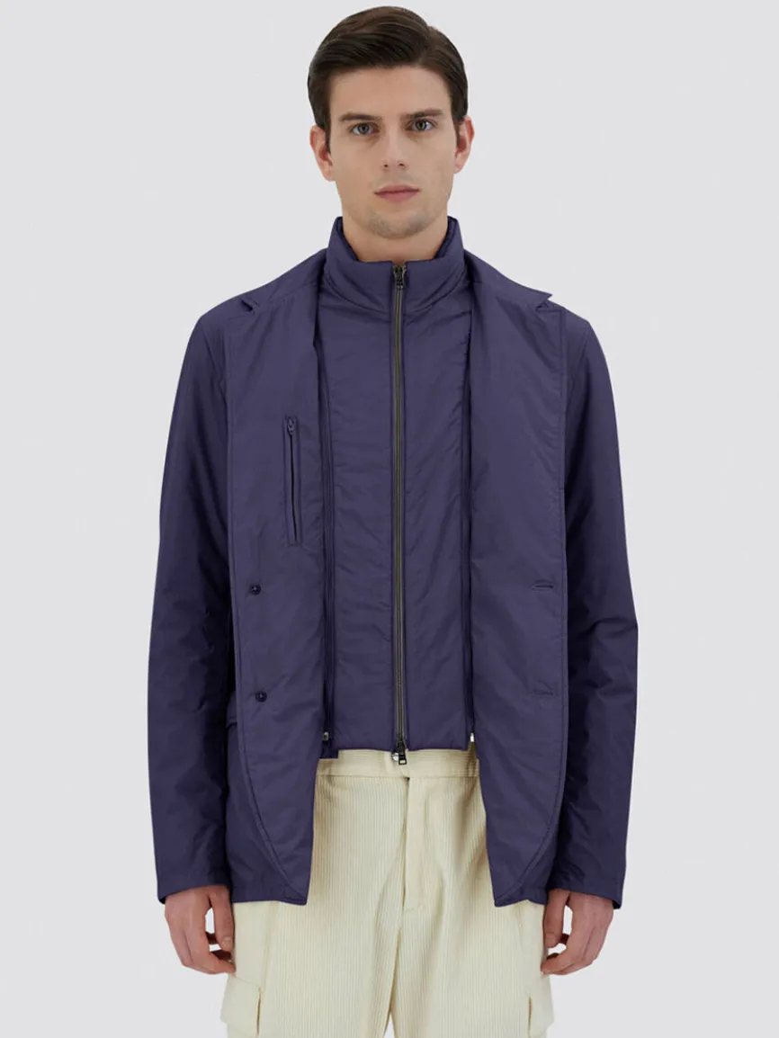 Herno Blazer in Ecoage in New Blue