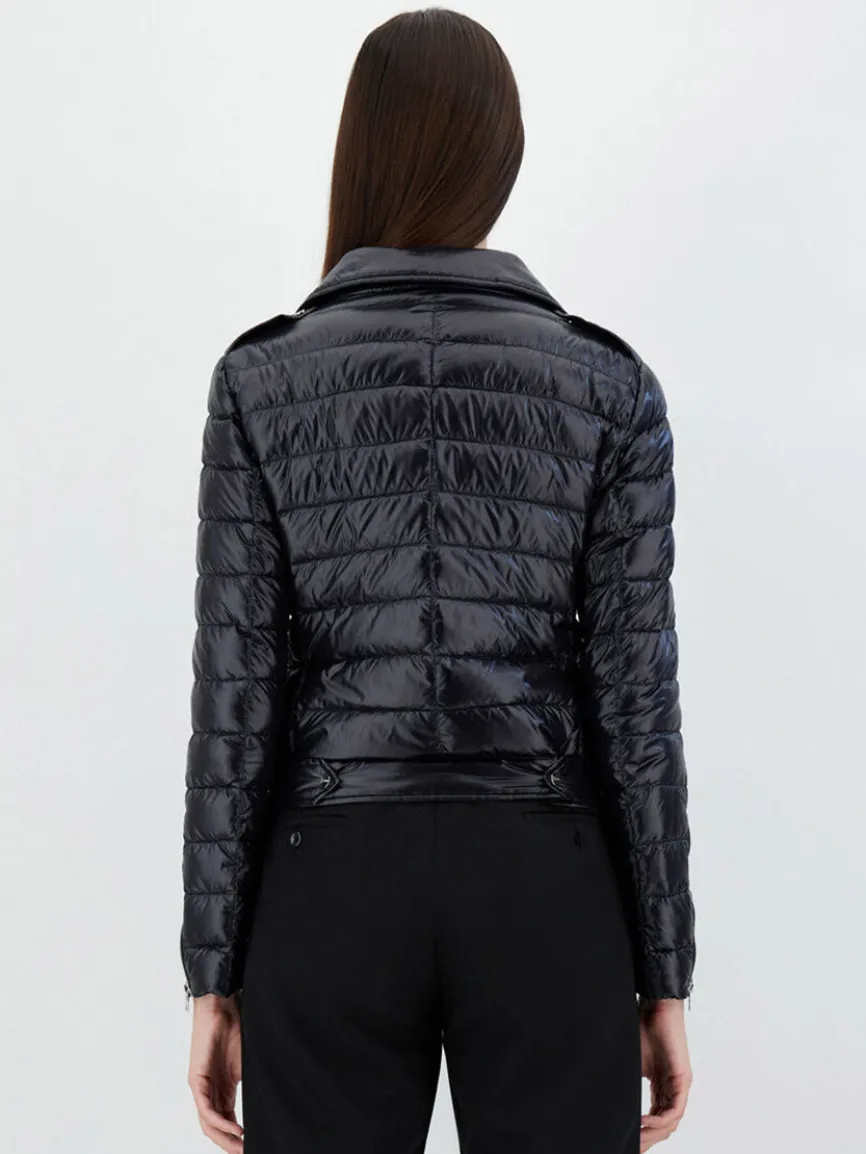 Herno Bomber Jacket in Ultralight Nylon in Black