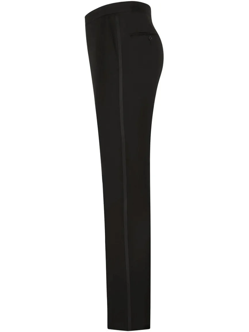 Hickey Freeman (Heritage Gold) Black Peak Lapel B-Body Tuxedo