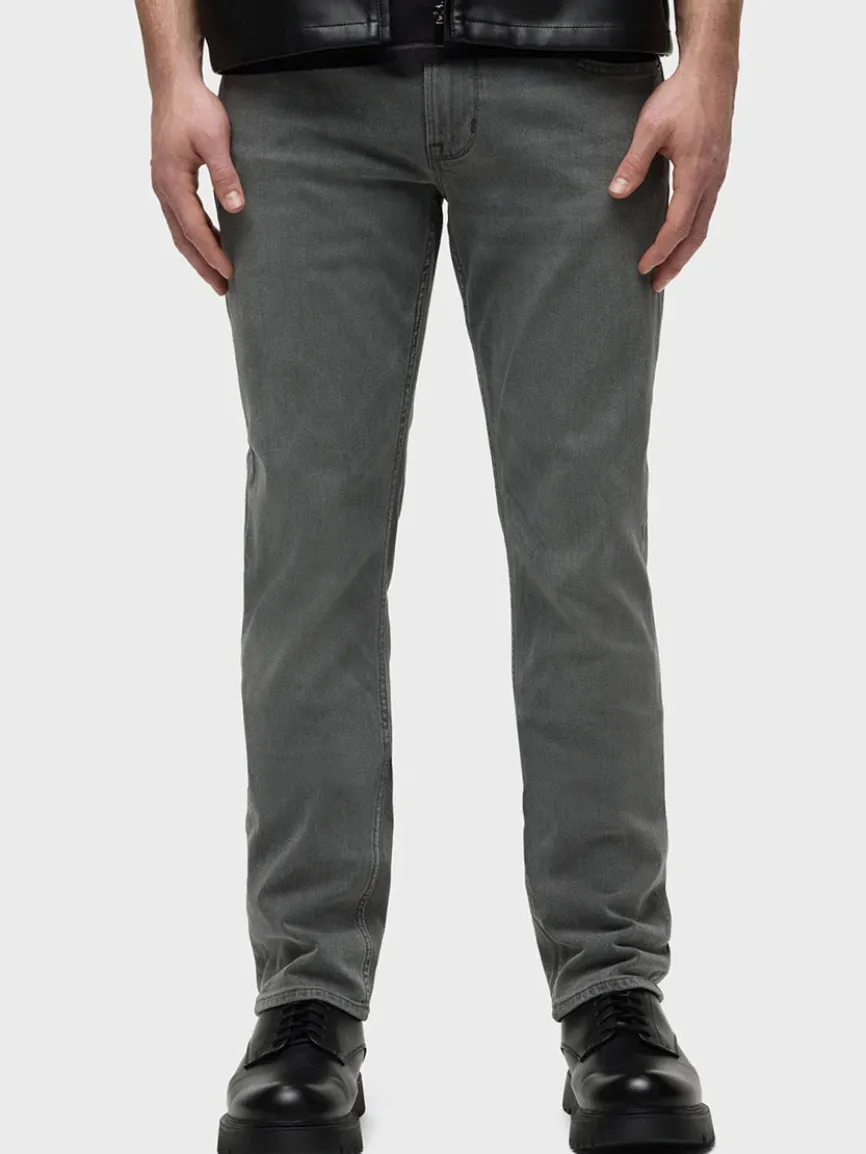 Hudson Blake Slim Straight Jeans in Moon Ridge