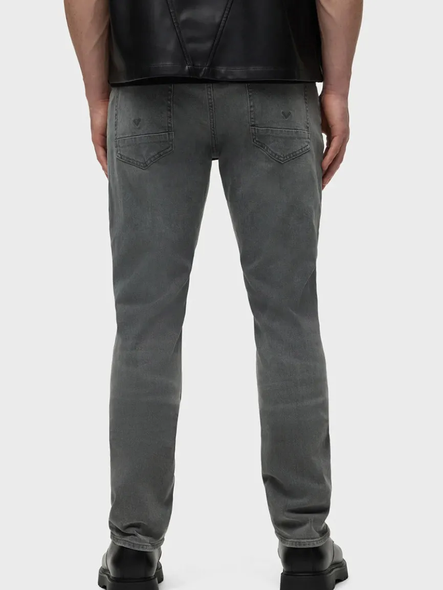 Hudson Blake Slim Straight Jeans in Moon Ridge