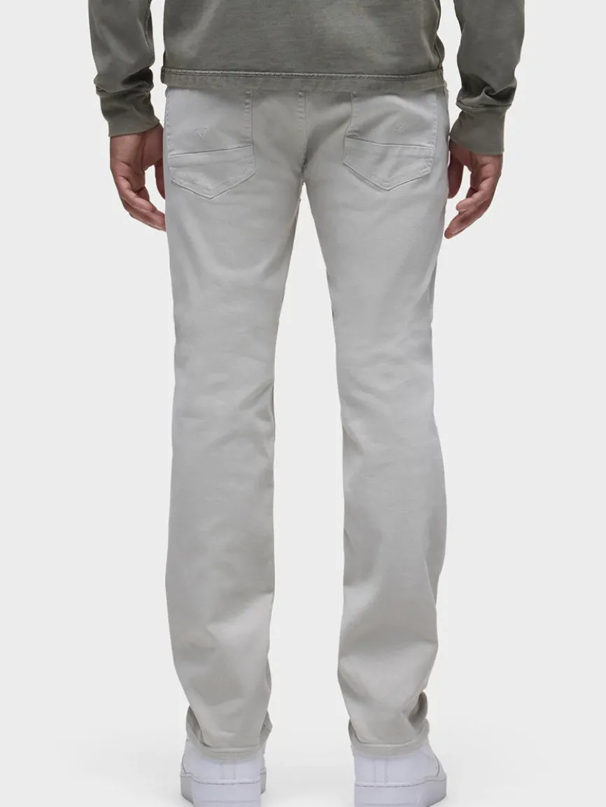 Hudson Blake Slim Straight Twill Pant in Ash