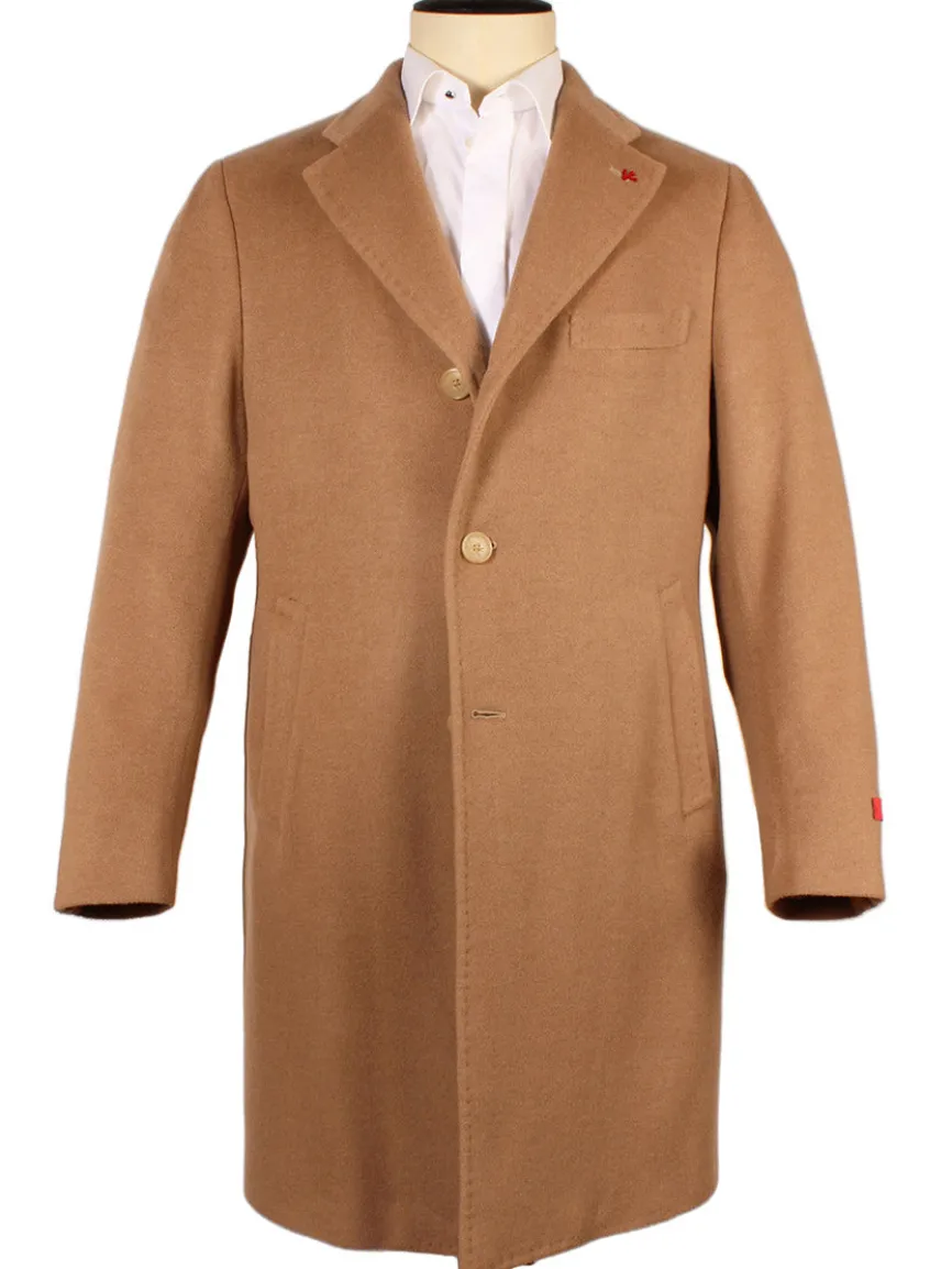 Isaia Ross Baby Camel Topcoat