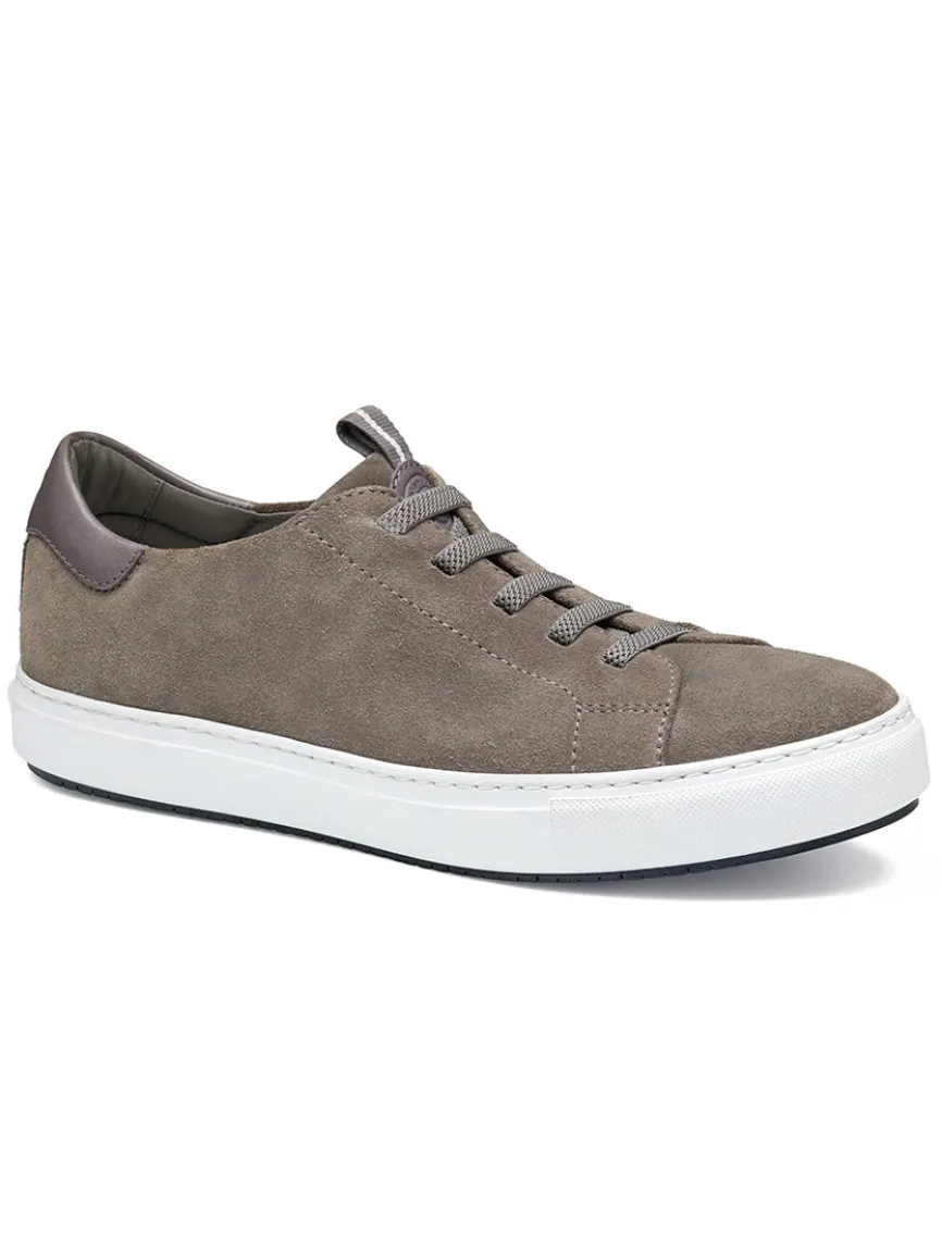J & M Collection Anson Lace-to-Toe in Grey English Suede