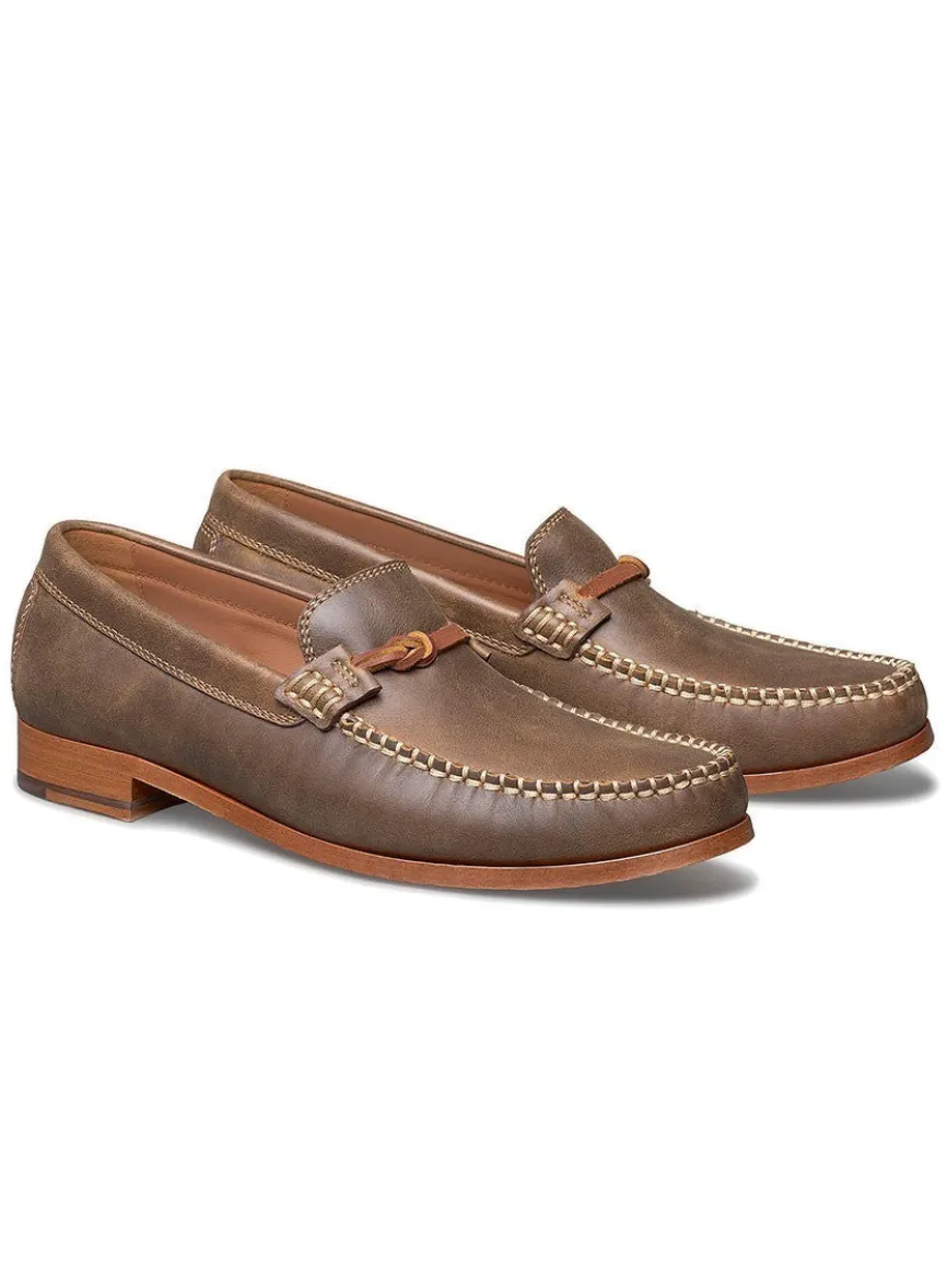 J & M Collection Baldwin Leather Bit in Brown American Full Grain