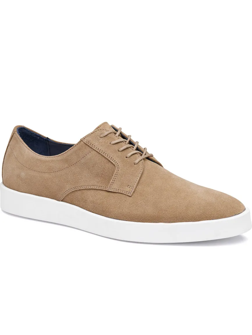 J & M Collection Bolivar Plain Toe in Taupe Italian Suede