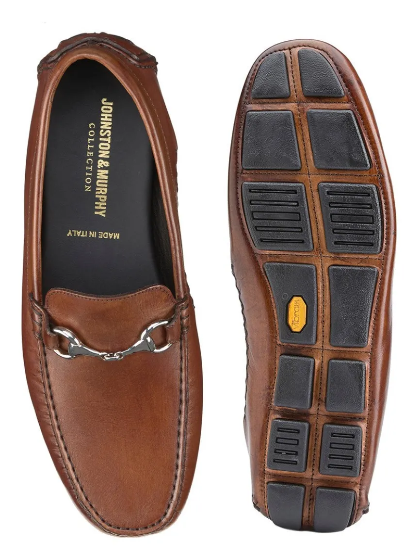J & M Collection Dayton Bit in Brown Italian Calfskin