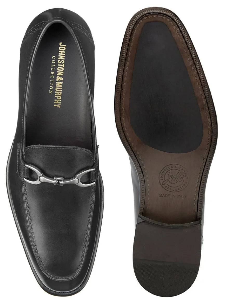 J & M Collection Ellsworth Bit in Black Italian Calfskin