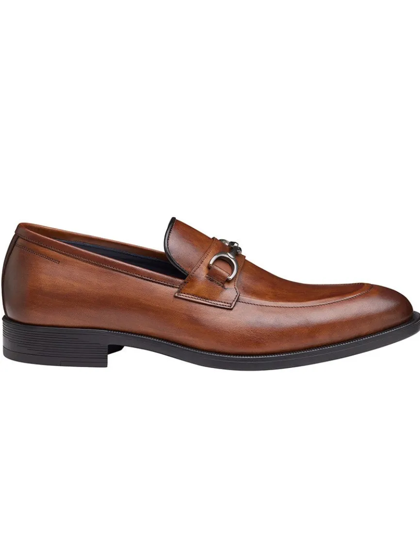 J & M Collection Flynch Bit in Tan Italian Calfskin