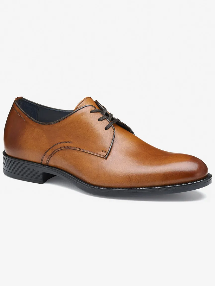 J & M Collection Flynch Plain Toe in Tan Italian Calfskin