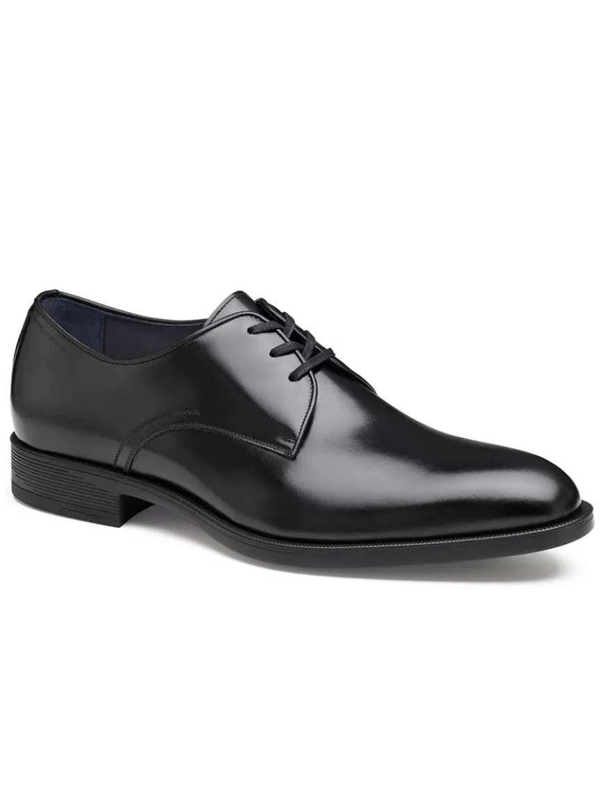 J & M Collection Flynch Plain Toe in Black Italian Calfskin